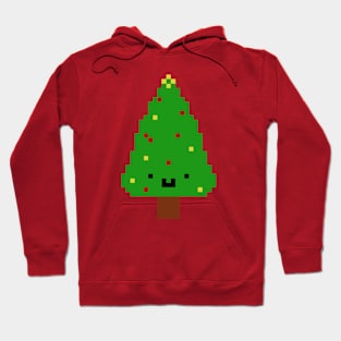 Cute Christmas Pixel Tree Hoodie